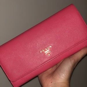Prada leather wallet